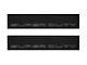 Front Door Sill Protection with Super Duty Logo; TUF-LINER Black; Black and Gray (17-24 F-250 Super Duty)