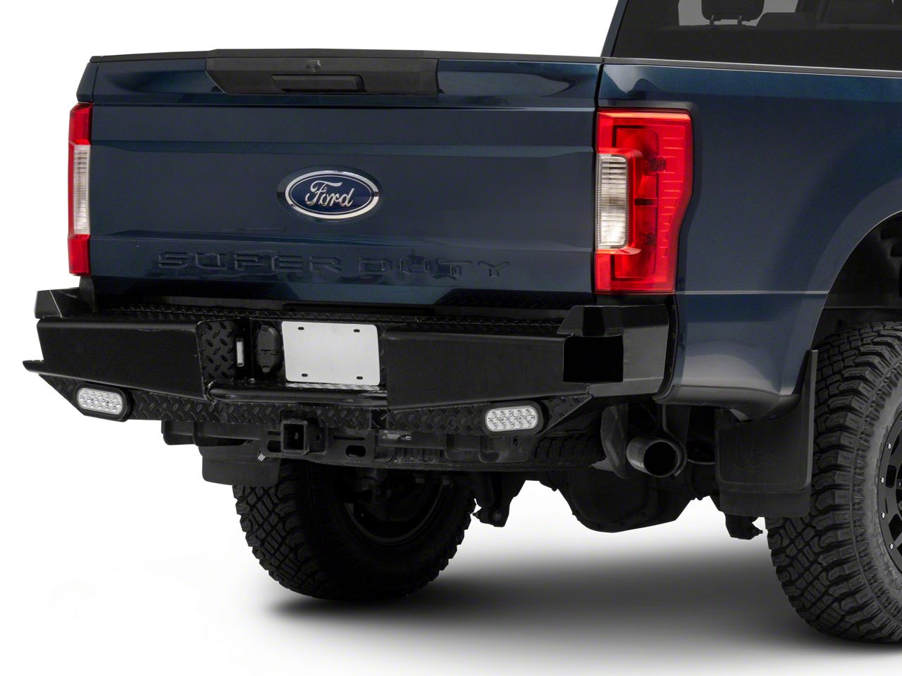 Westin F-250 Super Duty HDX Bandit Rear Bumper; Textured Black 58 ...