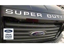 Hood Insert Letters; White (11-16 F-250 Super Duty)