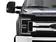 LED DRL Projector Headlights with Amber Corners; Black Housing; Clear Lens (17-19 F-250 Super Duty w/ Factory Halogen Headlights)