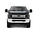 LED DRL Projector Headlights with Amber Corners; Black Housing; Clear Lens (17-19 F-250 Super Duty w/ Factory Halogen Headlights)