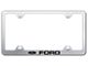 Ford Laser Etched Wide Body License Plate Frame; Black (Universal; Some Adaptation May Be Required)