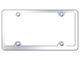 4-Hole Wide Bottom License Plate Frame (Universal; Some Adaptation May Be Required)