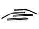 Low Profile Ventvisor Window Deflectors; Front; Matte Black (17-22 F-250 Super Duty SuperCrew)