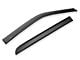 Low Profile Ventvisor Window Deflectors; Front; Matte Black (17-22 F-250 Super Duty SuperCrew)