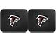 Molded Rear Floor Mats with Atlanta Falcons Logo (Universal; Some Adaptation May Be Required)