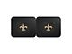 Molded Rear Floor Mats with New Orleans Saints Logo (Universal; Some Adaptation May Be Required)