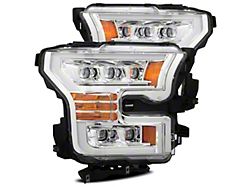 AlphaRex NOVA-Series LED Projector Headlights; Chrome Housing; Clear Lens (11-16 F-250 Super Duty)