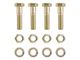 Pintle Mount Hardware Kit; Yellow Zinc