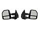 Powered Heated Towing Mirrors with Clear Turn Signals; Chrome (17-19 F-250 Super Duty)