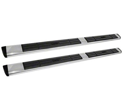 Premier 6 Oval Nerf Side Step Bars with Mounting Kit; Stainless Steel (17-24 F-250 Super Duty SuperCab)