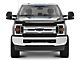 PRO-Series Projector Headlights; Jet Black Housing; Clear Lens (17-19 F-250 Super Duty w/ Factory Halogen Headlights)