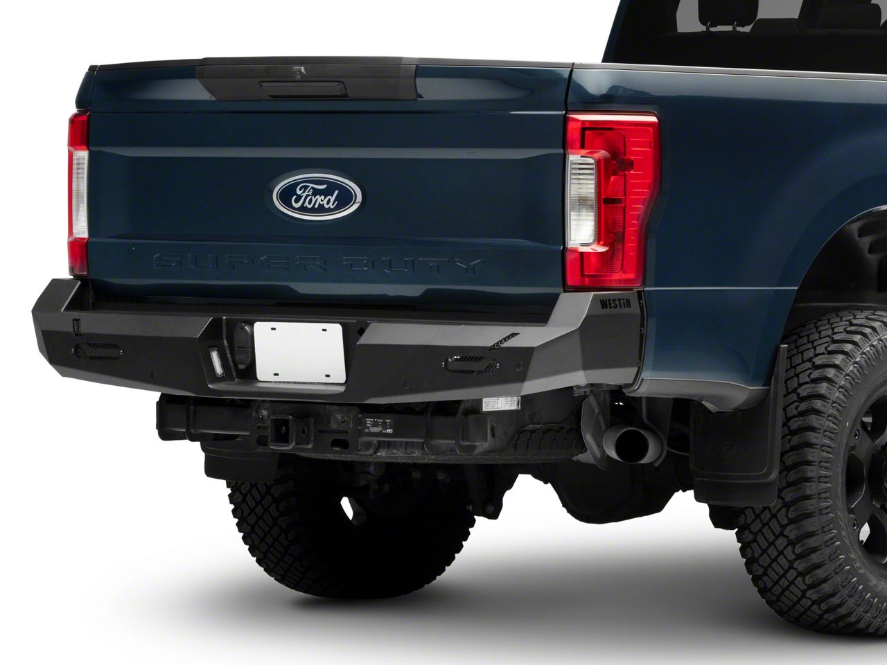 Westin F250 Super Duty ProSeries Rear Bumper; Textured Black 58