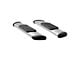 Regal 7-Inch Oval Side Step Bars; Polished Stainless (17-24 F-250 Super Duty Regular Cab)