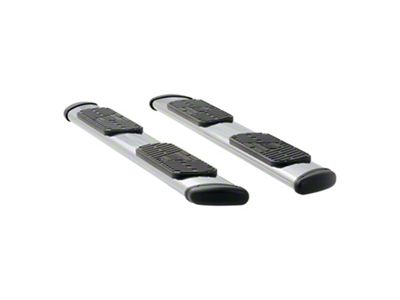 Regal 7-Inch Oval Side Step Bars; Polished Stainless (17-24 F-250 Super Duty SuperCrew)