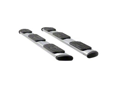 Regal 7-Inch Oval Side Step Bars without Mounting Brackets; Polished Stainless (17-24 F-250 Super Duty SuperCrew w/ 6-3/4-Foot Bed)