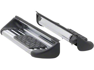 Stainless Side Entry Running Boards; Polished (11-16 F-250 Super Duty Regular Cab)