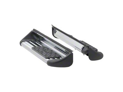 Stainless Side Entry Step Extension; Polished (11-16 F-250 Super Duty Regular Cab)