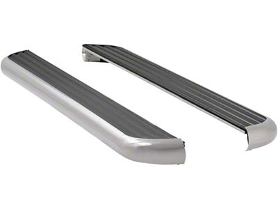 MegaStep 6.50-Inch Running Boards; Polished Stainless (11-16 F-250 Super Duty Regular Cab w/ 8-Foot Bed)