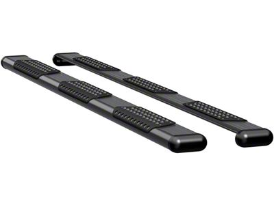O-Mega II 6-Inch Wheel-to-Wheel Oval Side Step Bars; Textured Black (11-16 F-250 Super Duty SuperCab w/ 6-3/4-Foot Bed)