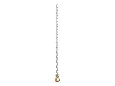 Safety Chain with One Clevis Hook; 35-Inch; 7,800 lb.