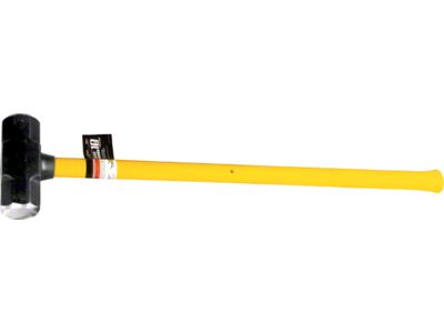 Sledge Hammer with Fiberglass Handle; 10-Pound Capacity