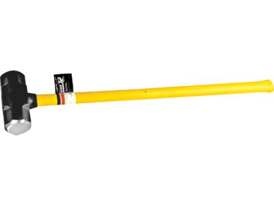 Sledge Hammer with Fiberglass Handle; 12-Pound Capacity