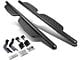 3-Inch Round Extended Side Step Bars; Matte Black (11-16 F-250 Super Duty SuperCab)