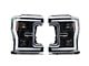 Switchback LED C-Bar Projector Headlights; Jet Black Housing; Clear Lens (17-19 F-250 Super Duty w/ Factory Halogen Headlights)