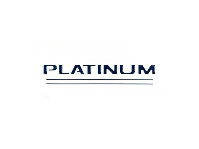 Tailgate Insert Letters; Blue Jeans (17-19 F-250 Super Duty Platinum)