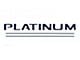 Tailgate Insert Letters; Blue Jeans (17-19 F-250 Super Duty Platinum)
