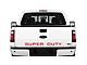 Tailgate Insert Letters; Red (11-16 F-250 Super Duty)