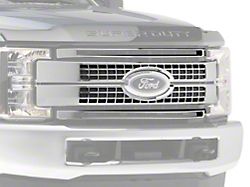 Upper Grille Overlay; Chrome (17-19 F-250 Super Duty)