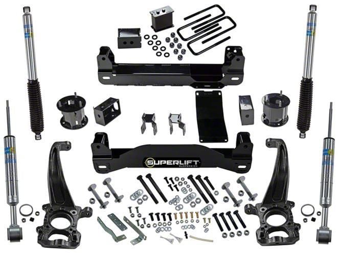 SuperLift F-150 4.50-Inch Suspension Lift Kit with Bilstein Shocks ...