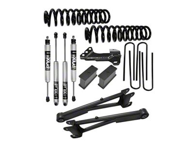 SuperLift 2-Inch Radius Arm Suspension Lift Kit with Rear Coil Springs and FOX 2.0 Shocks (08-10 4WD F-250 Super Duty)