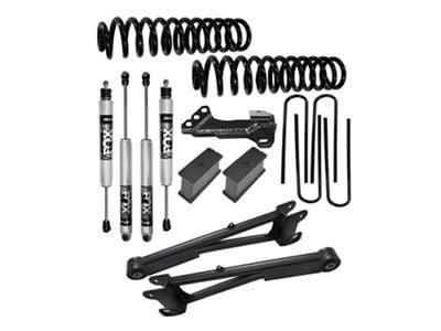 SuperLift 2-Inch Radius Arm Suspension Lift Kit with Rear Coil Springs and FOX 2.0 Shocks (11-16 4WD F-250 Super Duty)