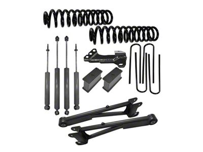 SuperLift 2-Inch Radius Arm Suspension Lift Kit with Rear Coil Springs and Shadow Series Shocks (08-10 4WD F-250 Super Duty)