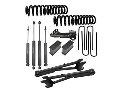 SuperLift 2-Inch Radius Arm Suspension Lift Kit with Rear Coil Springs and Shadow Series Shocks (05-07 4WD F-250 Super Duty)