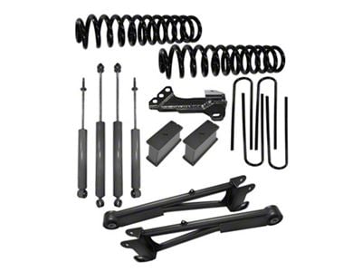 SuperLift 2-Inch Radius Arm Suspension Lift Kit with Rear Coil Springs and Shadow Series Shocks (11-16 4WD F-250 Super Duty)