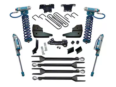 SuperLift 4-Inch 4-Link Suspension Lift Kit with King Coil-Overs and Reservoir Shocks (23-25 4WD 6.7L Powerstroke F-250 Super Duty)