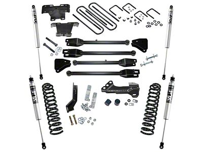 SuperLift 4-Inch 4-Link Suspension Lift Kit with FOX Shocks (17-22 4WD 6.7L Powerstroke F-350 Super Duty)