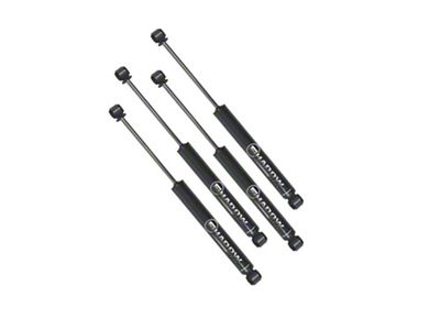 SuperLift Shadow Series Front and Rear Shocks for 4 to 6-Inch Lift (17-25 4WD F-350 Super Duty)