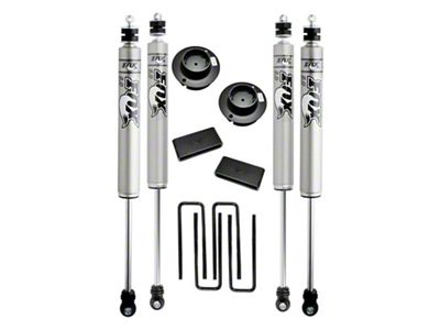 SuperLift 2.50-Inch Suspension Coil Spacer Lift Kit with FOX 2.0 Shocks (14-18 4WD RAM 3500)