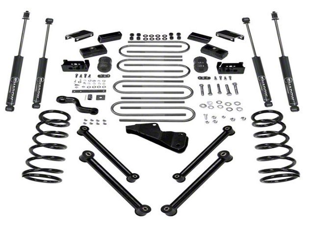 SuperLift 4-Inch Suspension Lift Kit with Superlift Shocks (03-08 4WD 5.9L, 6.7L RAM 3500)