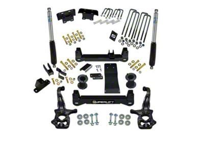 SuperLift Sierra 1500 4-Inch Suspension Lift Kit with Bilstein Shocks ...