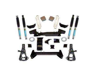 SuperLift 6-Inch Knuckle Suspension Lift Kit with Bilstein Shocks (07-10 4WD Sierra 2500 HD)