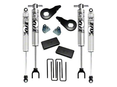 SuperLift 2-Inch Suspension Lift Kit with FOX 2.0 Shocks (11-19 4WD Sierra 3500 HD)