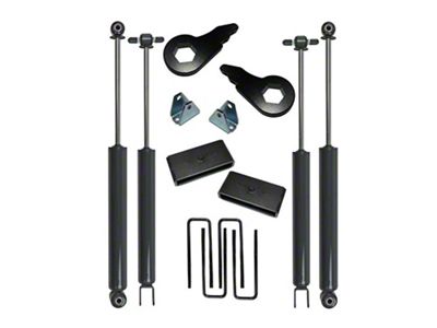 SuperLift 2-Inch Suspension Lift Kit with Shadow Series Shocks (11-19 4WD Sierra 3500 HD)