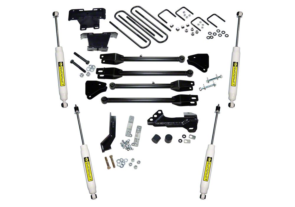 SuperLift F-250 Super Duty 4-Inch 4-Link Suspension Lift Kit With ...