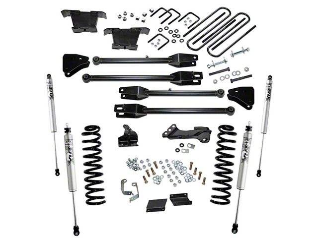 SuperLift 4-Inch 4-Link Suspension Lift Kit with FOX Shocks (11-16 4WD 6.7L Powerstroke F-250 Super Duty)